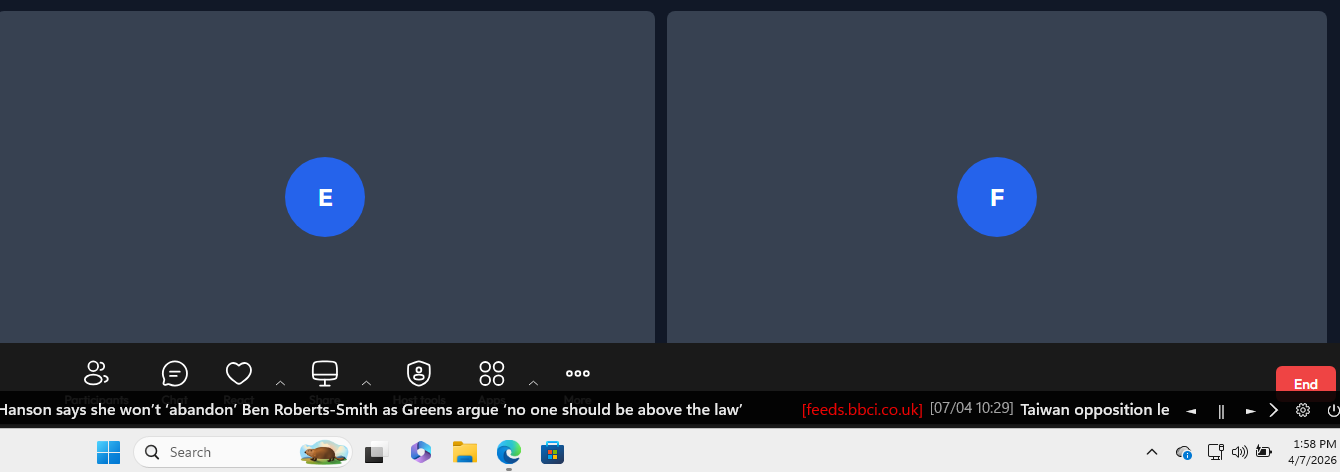 Color-coded RSS sources and timestamps in the Taskbar Ticker bar